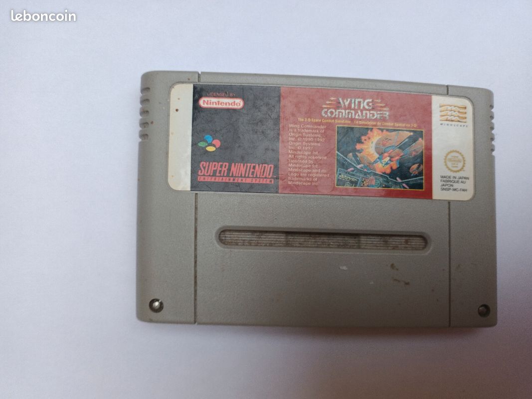 Wing commander snes super nintendo fah (image 1)