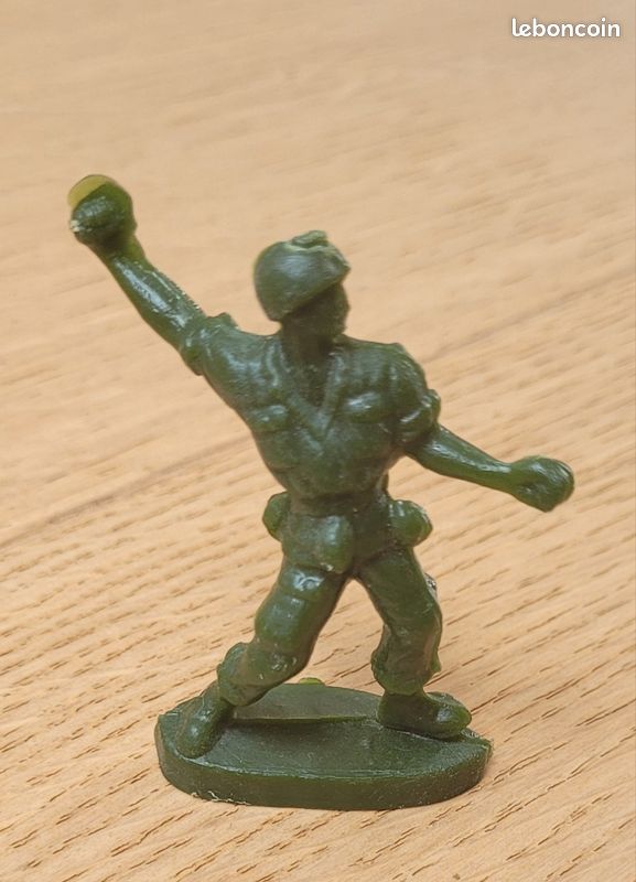 Lot 10 Anciennes Figurines Jouets Soldats Poilus en Plomb BF années 1920/30 - Collection
