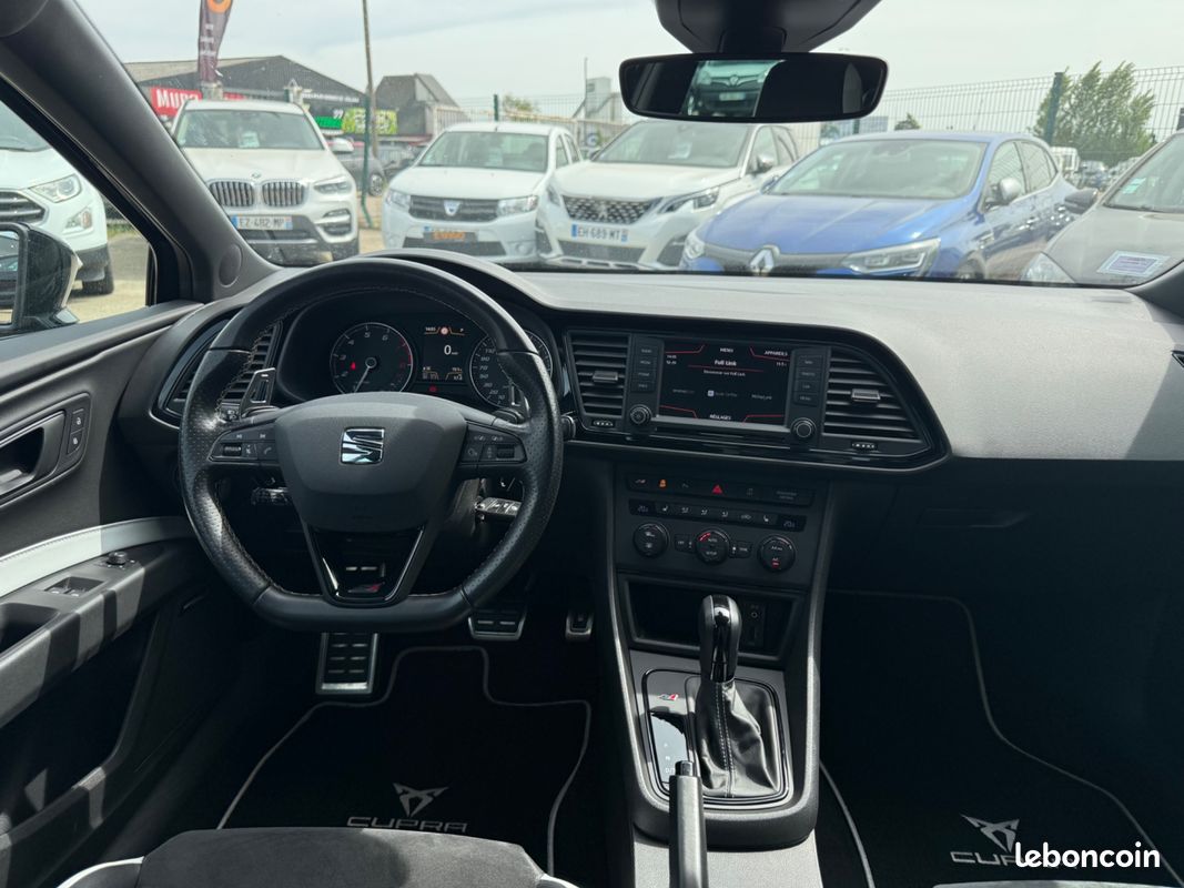 SEAT Leon SC 2.0 TSI 290 CH CUPRA BVA - CARPLAY/ANDROID AUTO - REGULATEUR ADAPTATIF - SIEGES AV CHAUFFANTS - (image 19)