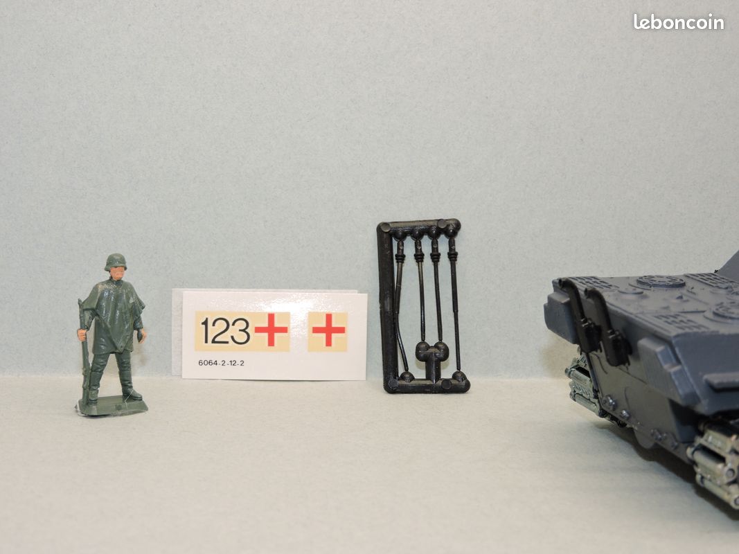 Solido 1/50, char Jagdpanther canon 8.8cm Sable, Allemand WW2, Tbe