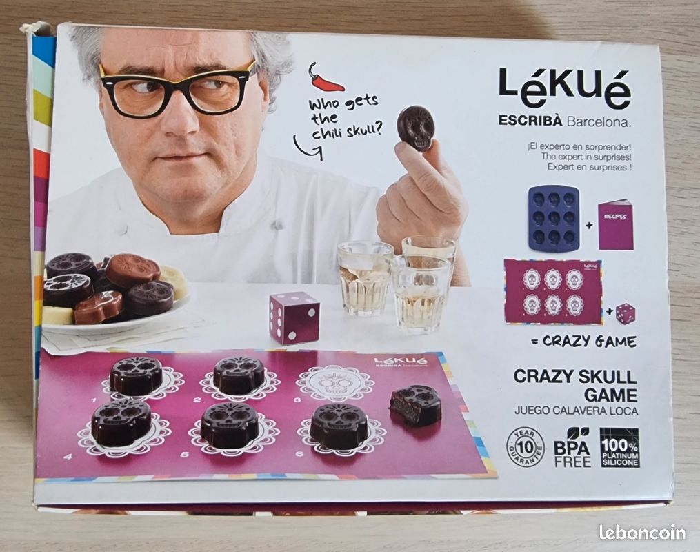 Lot de 2 moules chocolat neufs Lékué (image 3)