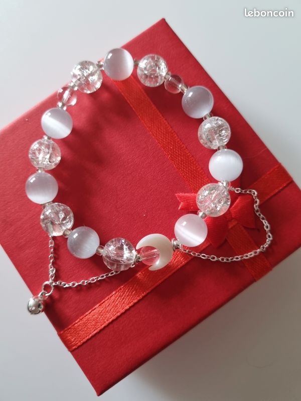 Bracelet extensible en perle de cristal (image 1)