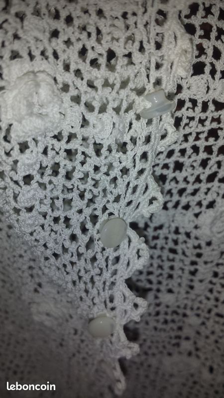 Boléro ancien au crochet (image 1)