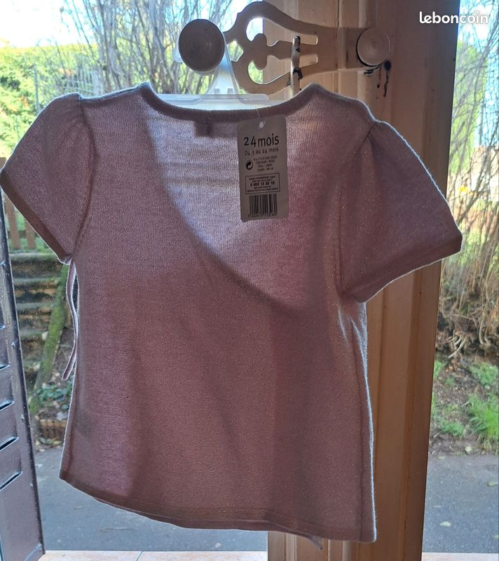 Belle petite robe tunique pour les fêtes. 24 mois (image 2)