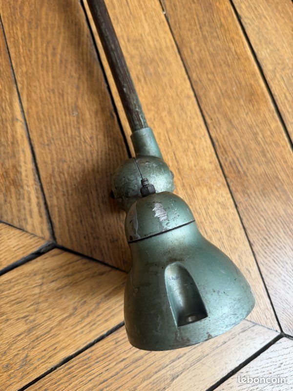 Belle lampe d atelier ou d’usine vintage jielde (image 4)