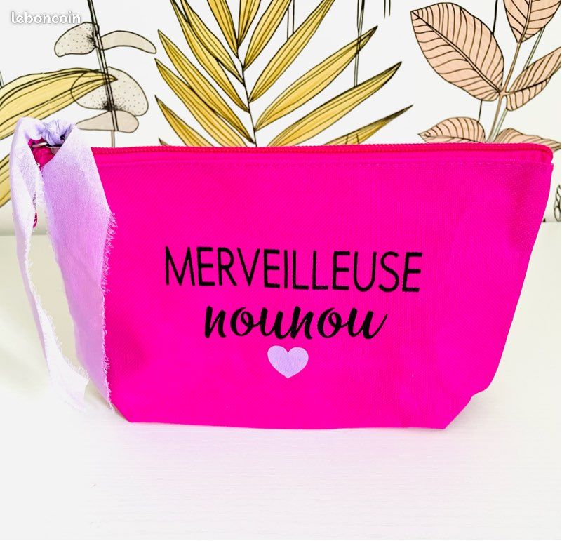 Pochette Personnalisée Nounou Pochette Personnalisée Cadeau Nounou