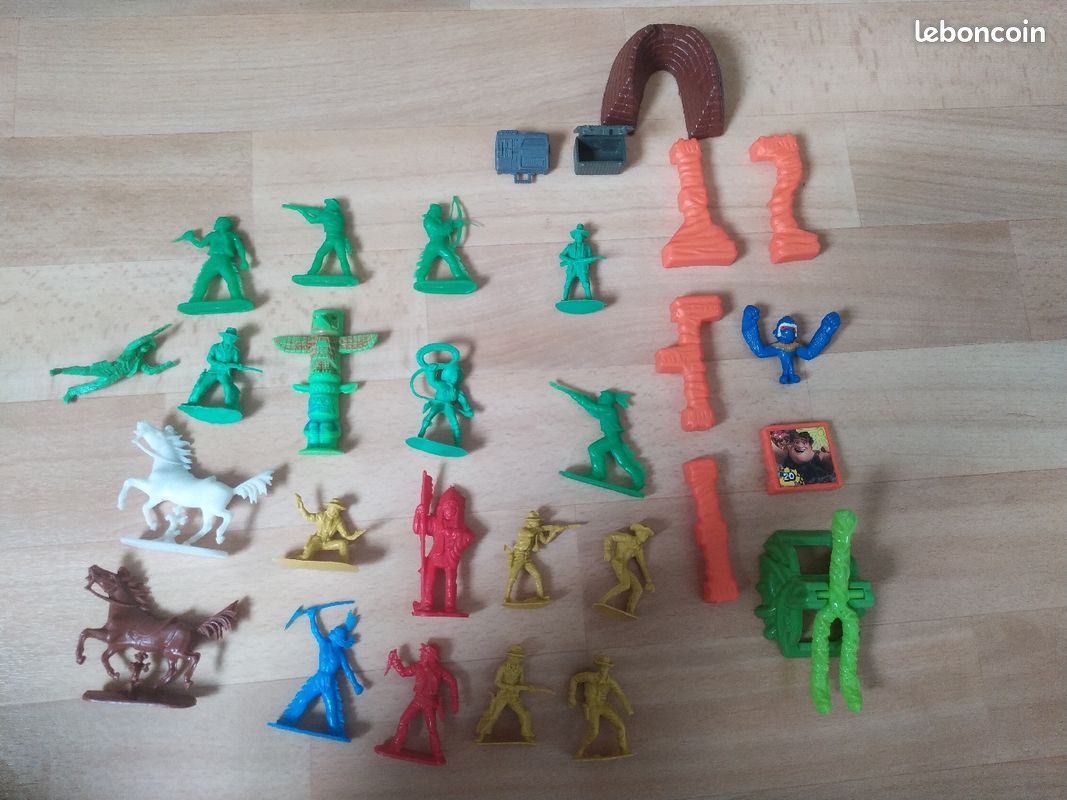 Lot de cowboys, Indiens et chevaux (image 1)