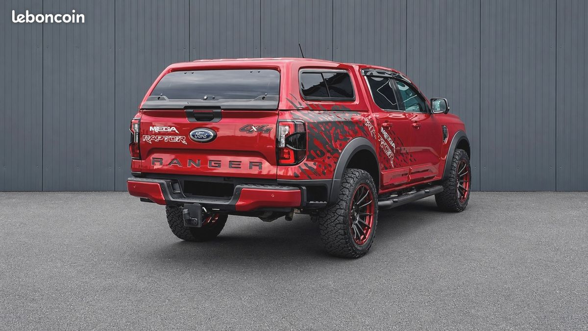 FORD RANGER MEGA RAPTOR UNIQUE DOUBLE CABINE 2.0L TURBO DIESEL BVA6 5 PLACES – HARD TOP SPORT – KIT CARROSSERIE MEGA RAPTOR – RADARS Av & Ar + CAMERA 360° – CUIR ELECTRIQUE CHAUFFANT – GARANTIE 1 AN (image 7)