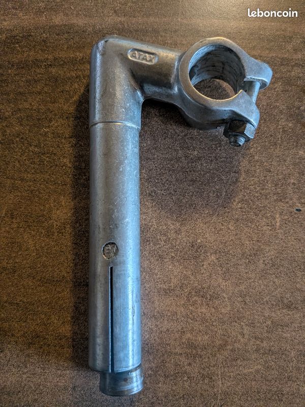 Potence De Vélo De Route ATAX En Aluminium - Longueur 60 Mm - Diamètre 22 Mm Pour Cintre 25,4 Mm - Neuf Sous Emballage - Fabriquée En France