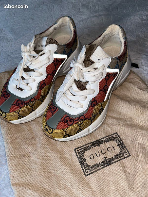 Rhyton Sneaker Basket Gucci Gg Rhyton Men's GG Rhyton Sneaker