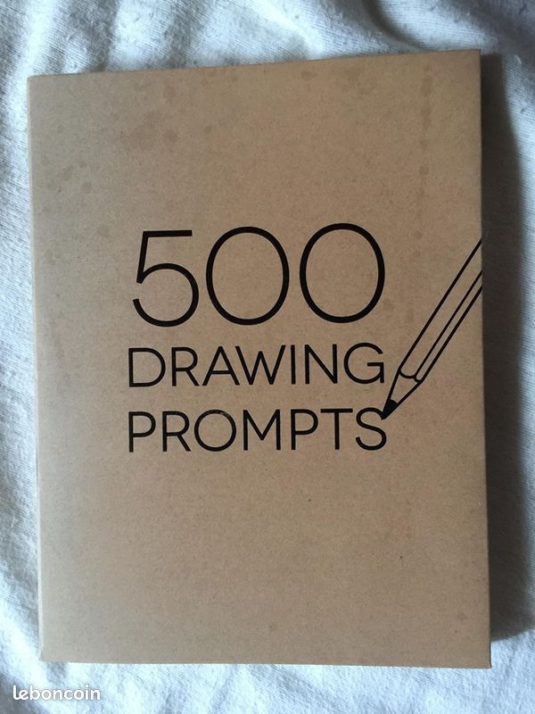500 Drawing Prompts livre à dessin (image 1)