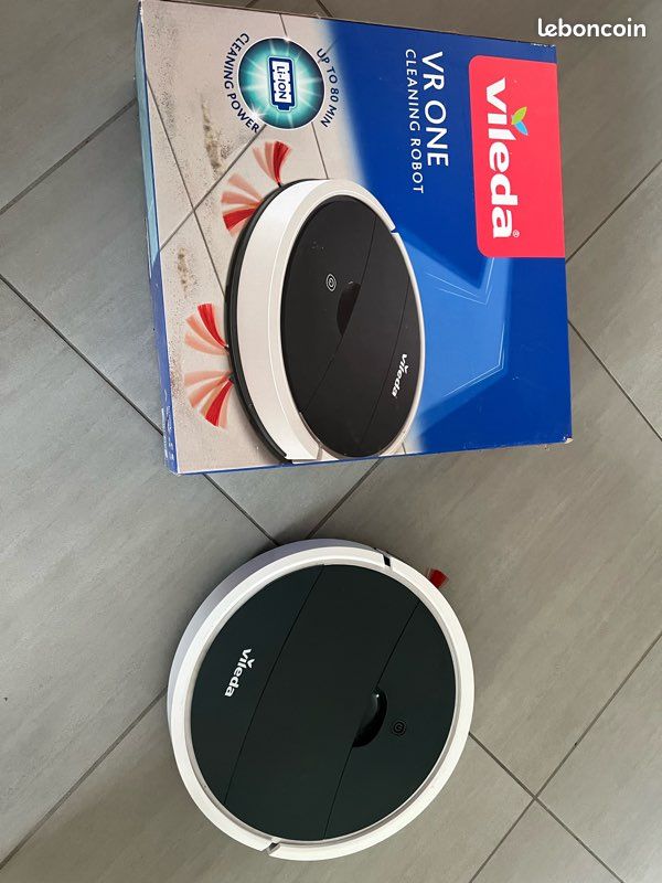 Robot Aspirateur Vileda VR 100 - Occasion Fonctionnel - Avec Chargeur Et Filtre