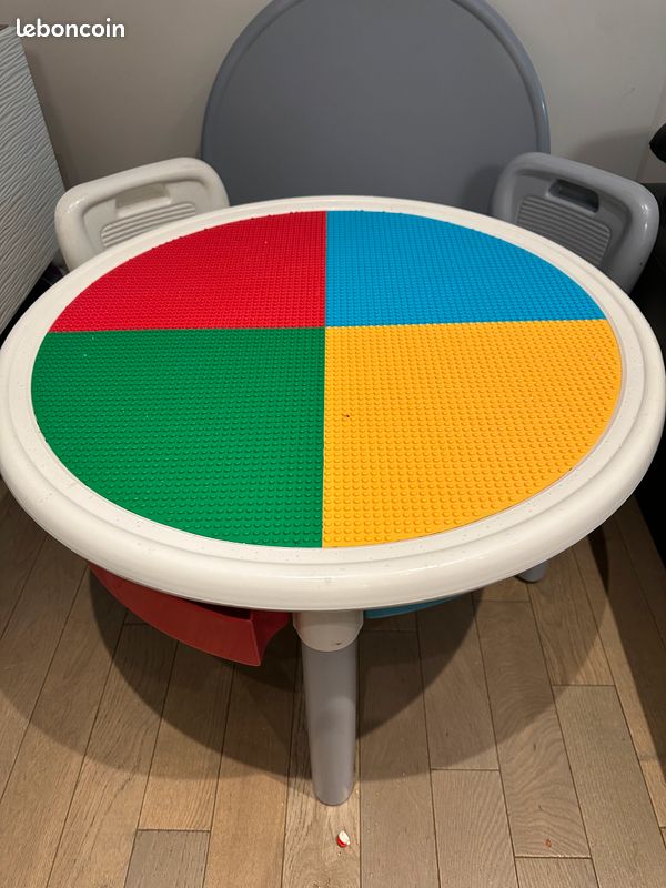Table lego + 2 chaises (image 3)