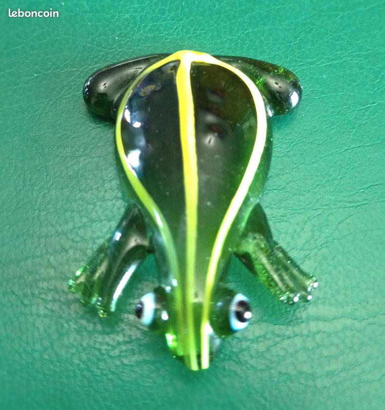 Pendentif cristal très original forme de grenouille état neuf (image 1)