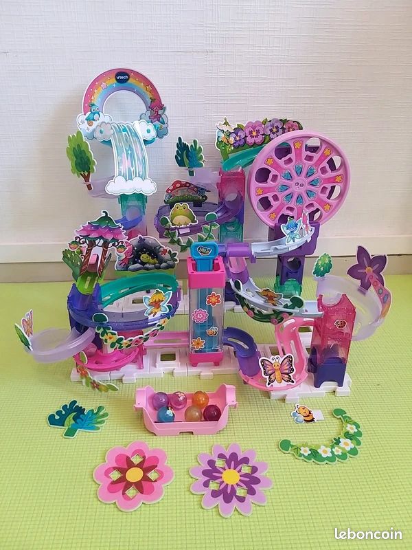 VTech Marble Rush – Fairy Garden Set – Circuit à Billes 90 Pièces – Dès 4 Ans