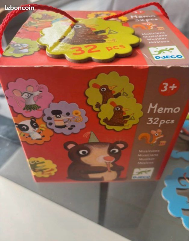 Jeu de mémoire Mémo Marque Djeco musicien (image 1)