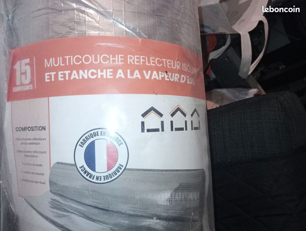 Rouleau isolant 15 couches neuf (image 1)