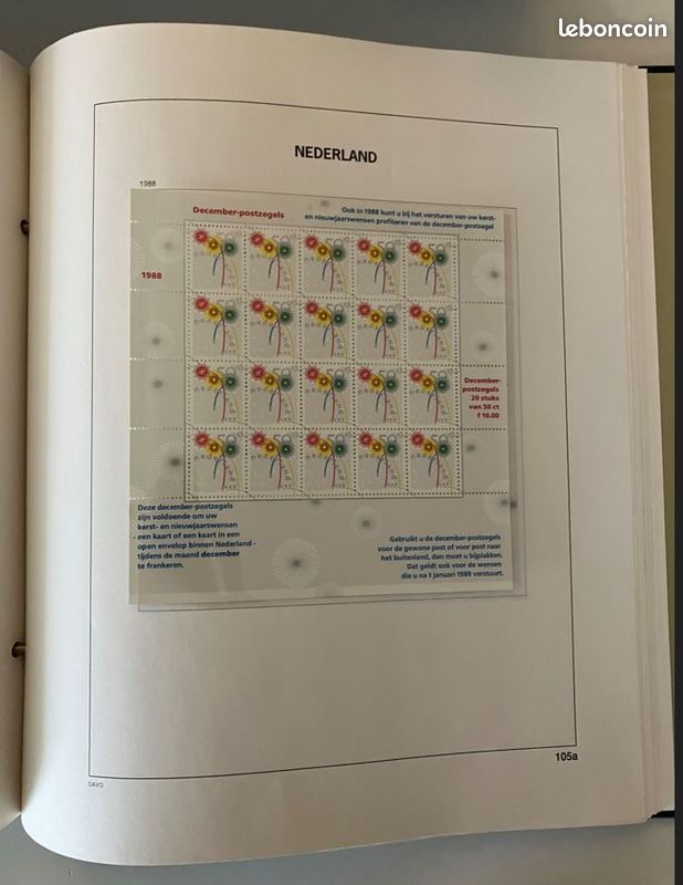 3 albums DAVO NEDERLAND avec timbres non oblitérés (PAYS BAS NETHERLANDS ) (image 12)