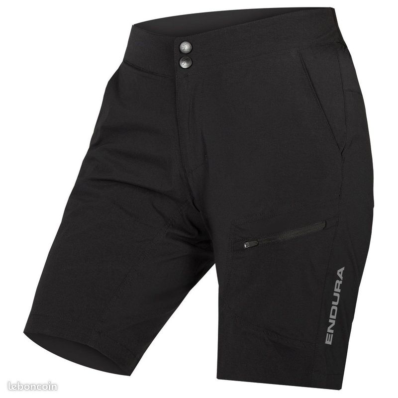Short VTT / vélo, femme ENDURA hummvee avec insert peau de chamois , en S, M ou L, neuf (image 1)