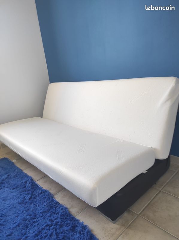 Canape clic clac blanc (image 3)