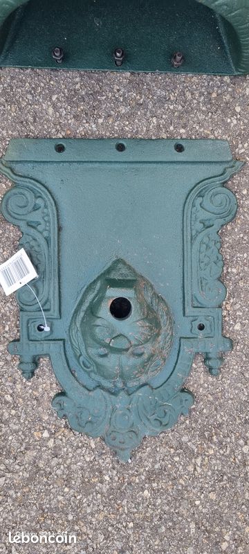 Fontaine murale antique avec robinet laiton (neuve encore dans son carton) (image 4)