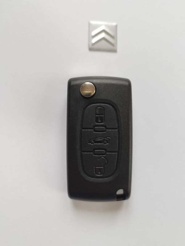 Coque clé Citroën C2, C3, C4, C5, C6, berlingo, Picasso, Jumpy