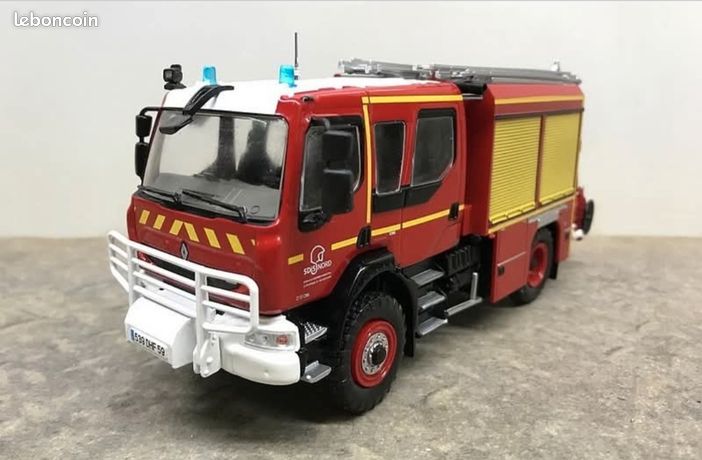 CAMION POMPIER BERLIET Ff 6X6 Sdis 54 Hachette Ixo 1/43 EUR 13,99