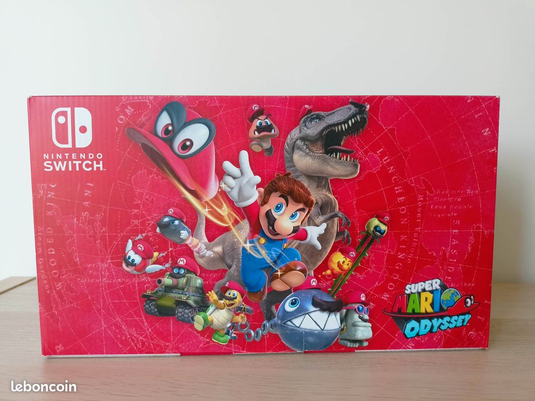 Console Switch rouge édition Mario Odyssey (image 5)