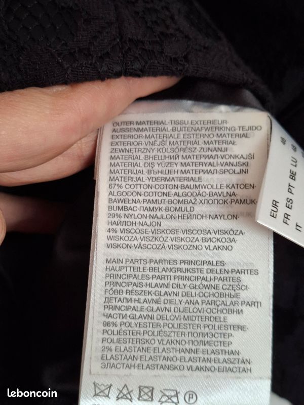 Veste noire taille 48 Your sixth sense C&A (image 13)