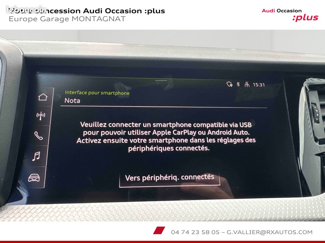 AUDI A1 Sportback 30 TFSI 110 ch S tronic 7 S Line (image 19)