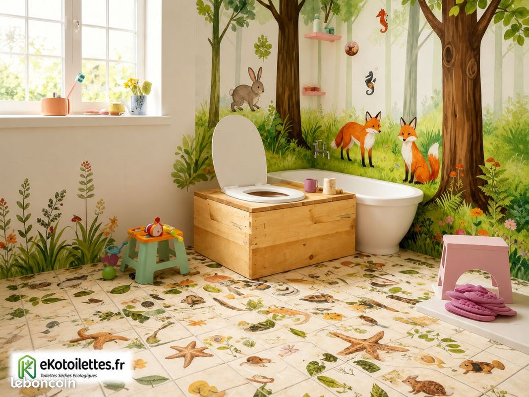 ⚡ INSTALLATION RAPIDE : Toilettes sèches d'intérieur pour enfants Arthur – aucun travaux nécessaires (image 1)