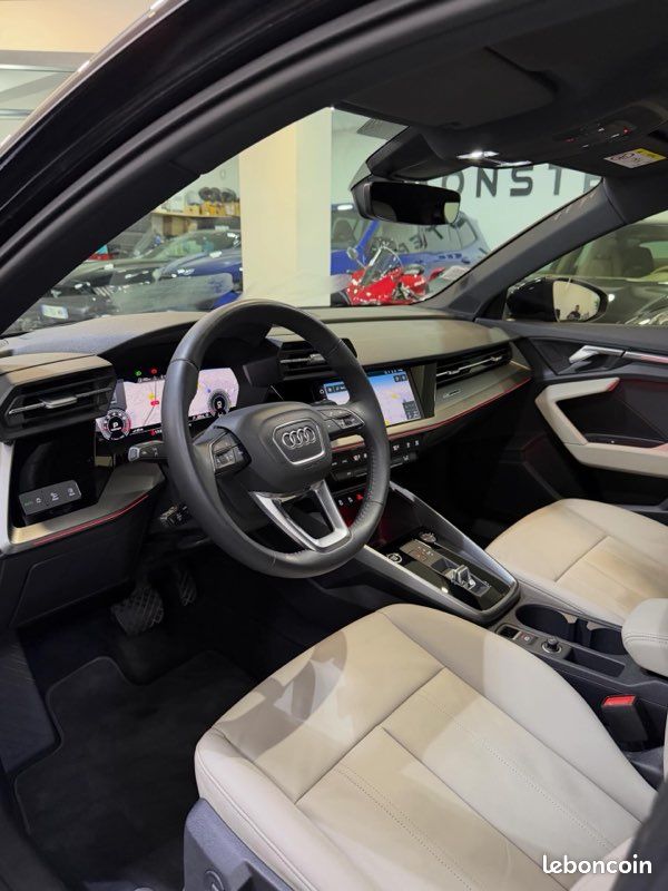 Audi a3 8y berline design luxe 35 tfsi 150 s-tronic7 - full black - état exceptionnel (image 8)
