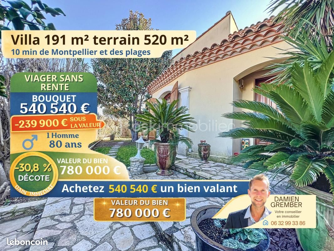Maison 5 pièces 191 m² · à Lattes · 191 m² · 540 540 €