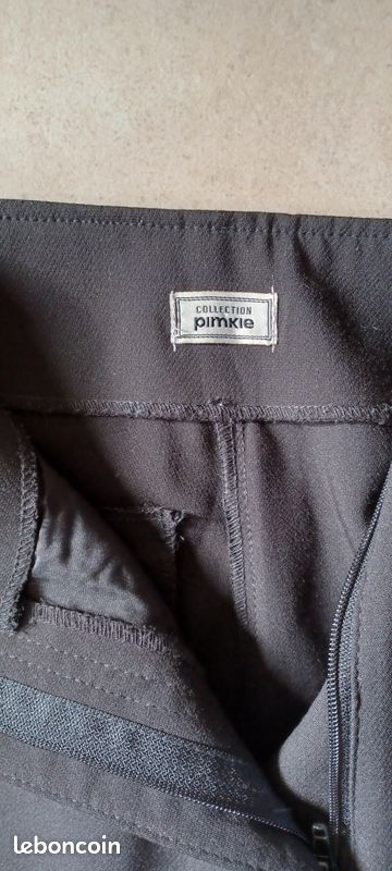Pantalon à pince Femme/Fille noir Pimkie T34 (image 2)
