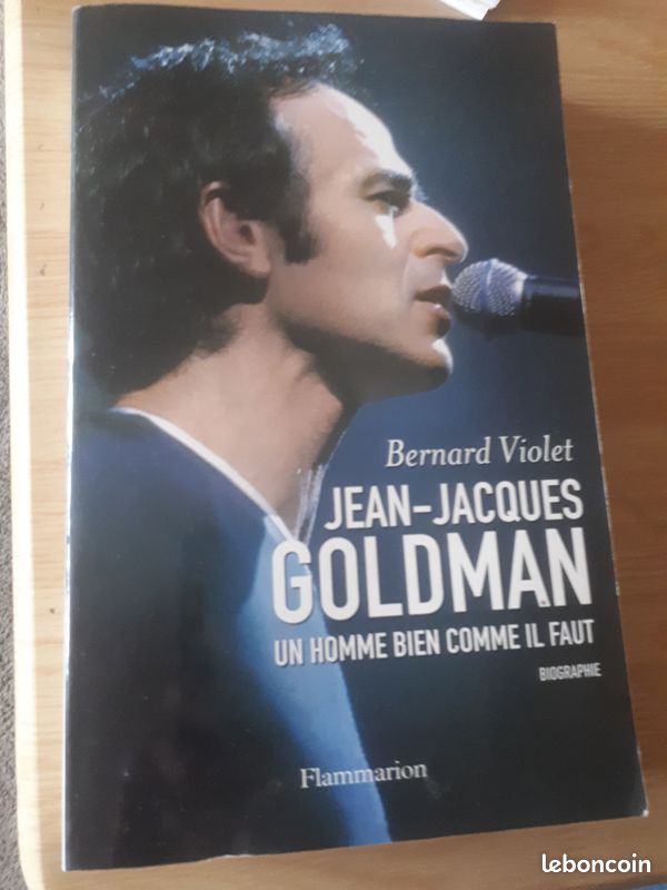 Livre jean Jacques Goldman de Bernard violet (image 1)