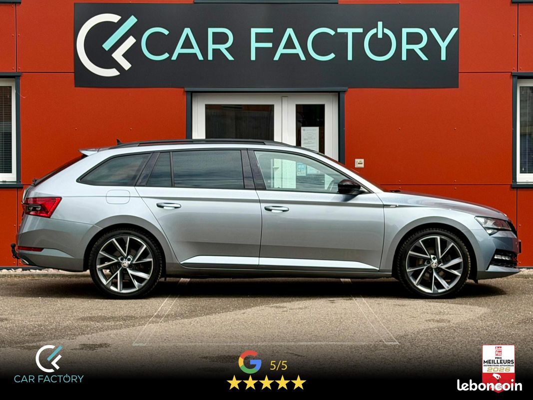 SKODA SUPERB Sportline TSI PHEV Hyrbide recharg 218 DSG 1ère Main Attelage Caméra Kessy GPS (image 3)