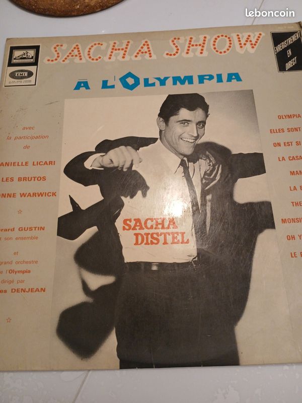 Vinyl Sacha Distel Olympia 1966 (image 1)