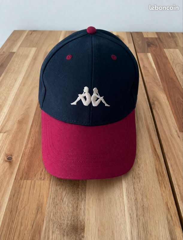 Casquette Kappa x McDonald’s Vintage Bleu/Rouge (image 2)