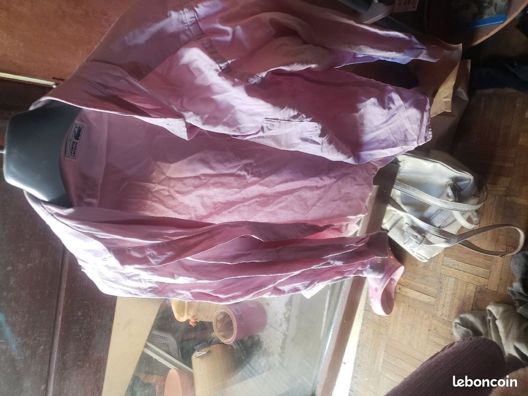 Vend chemise rose très bon état (image 1)