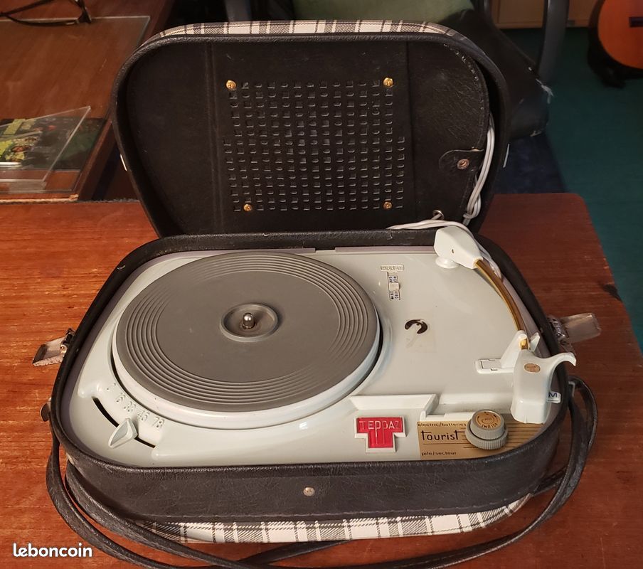 Teppaz tourist major - tourne-disque portable - secteur/pile