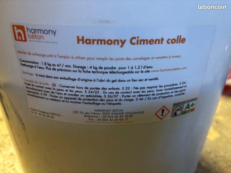 Ciment colle Harmony béton (image 2)