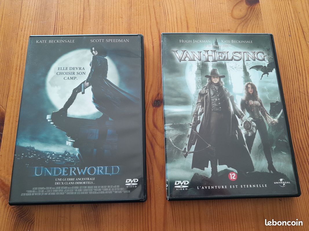 Lot 2 DVDs Beckinsale Underworld + Van Helsing avec Hugh Jackman (image 1)