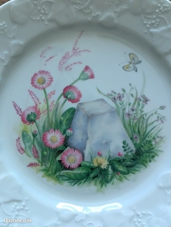 Ensemble de 6 assiettes à fromage Lierre Sauvage (image 7)