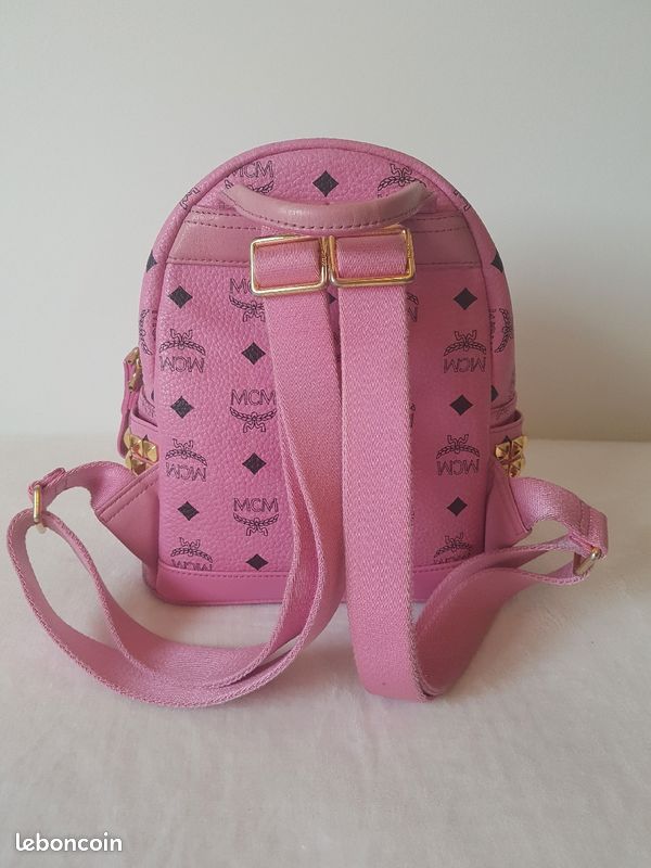 MCM Sac à dos Mini Rose (image 2)