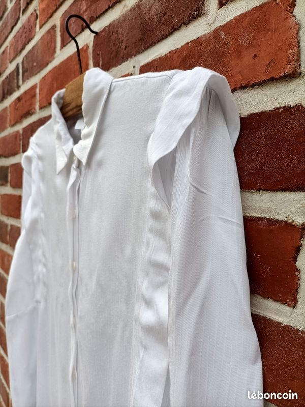 Blouse/Chemise blanche Bash Taille 34/36 🌸 Vêtements - Main Image