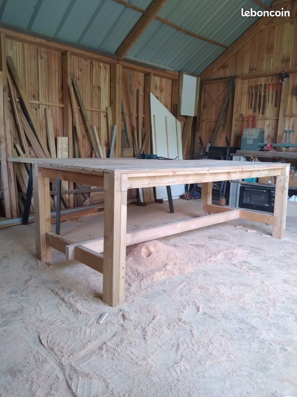 Table de ferme - jardin (image 4)