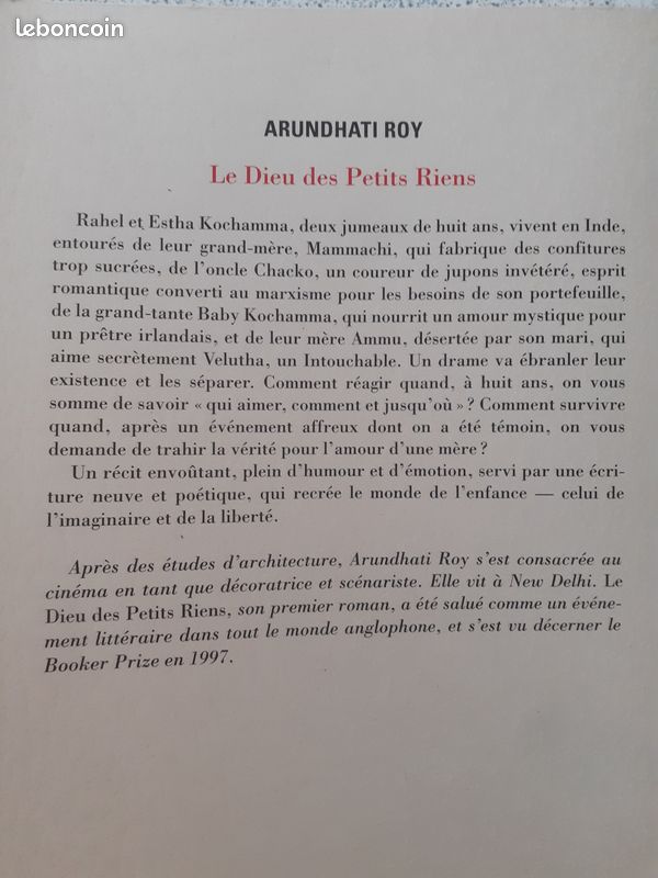 Le Dieu des Petits Riens - Grand Format - Arundhati Roy (image 5)