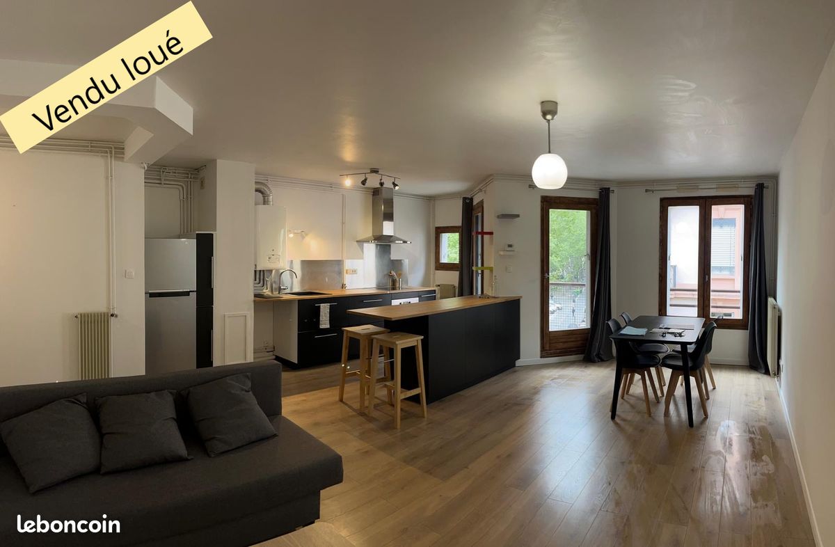 Appartement 2 pièces 59 m²