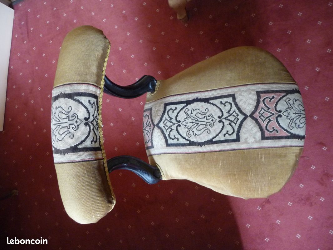 Fauteuil prie-Dieu ancien (image 1)