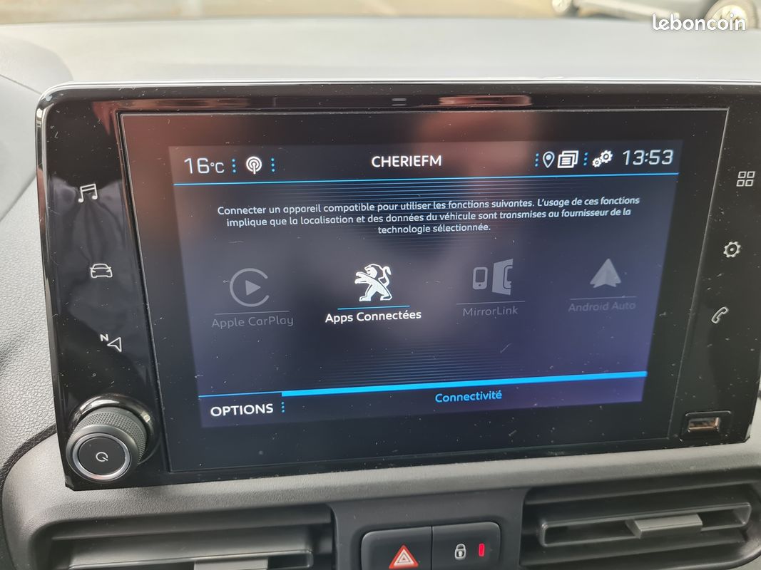 Peugeot PARTNER STANDARD 650KG BLUEHDI 100CH S&S BVM5 ASPHALT (image 14)